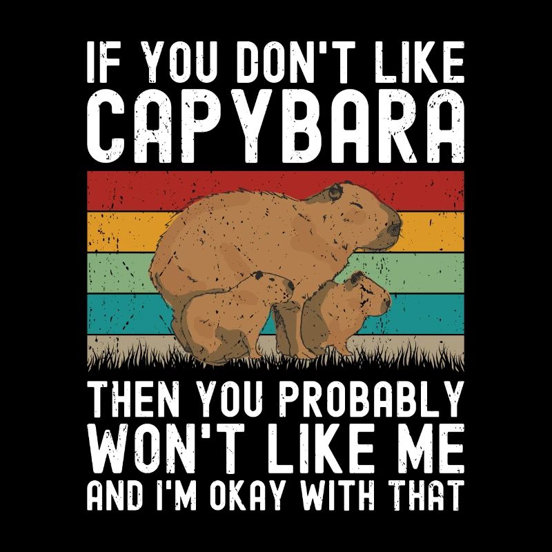 Capybara Tier Nagetier Capibara