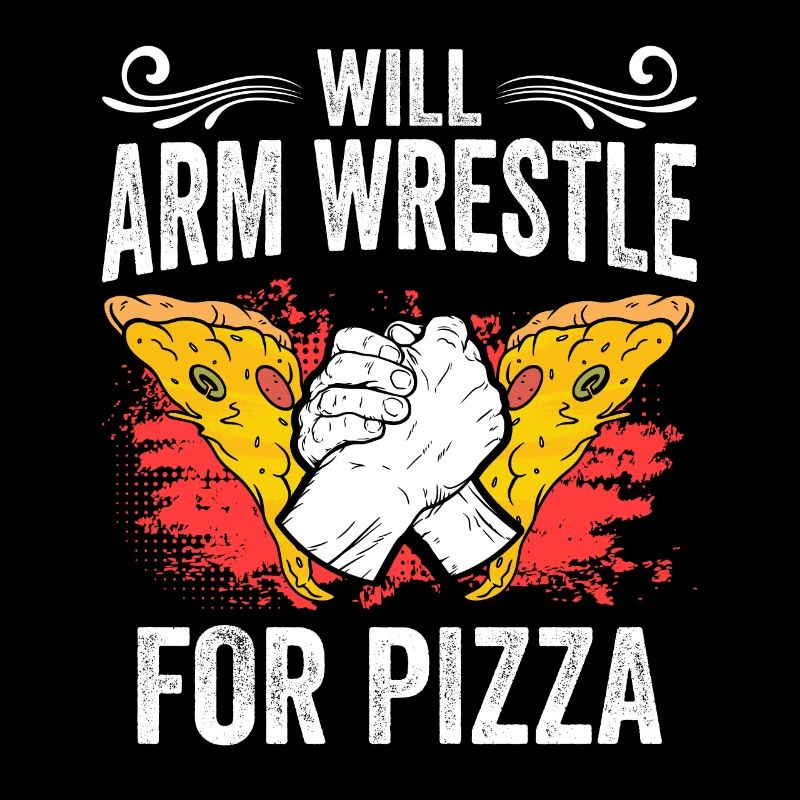 Bras de fer drôle Bras de fer pour bras de pizza