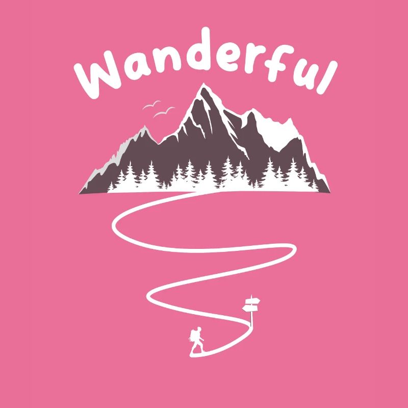 Wanderer Wanderful Bergsteiger Kletterer Geschenk
