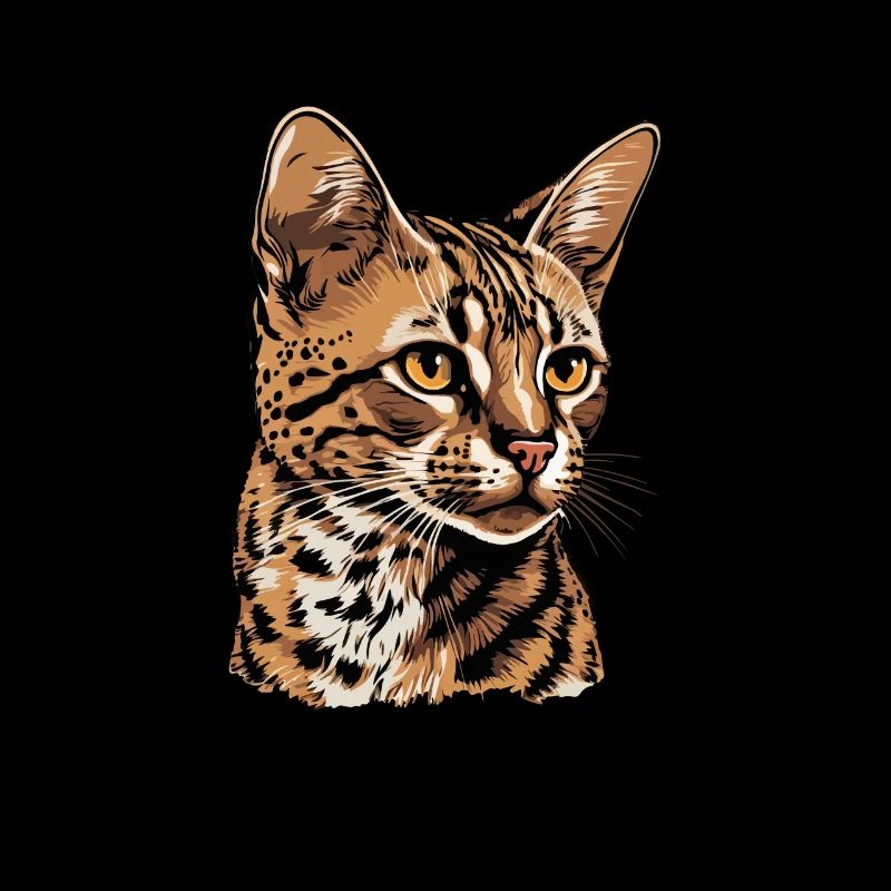 chat du Bengale, Chat du Bengale rosé