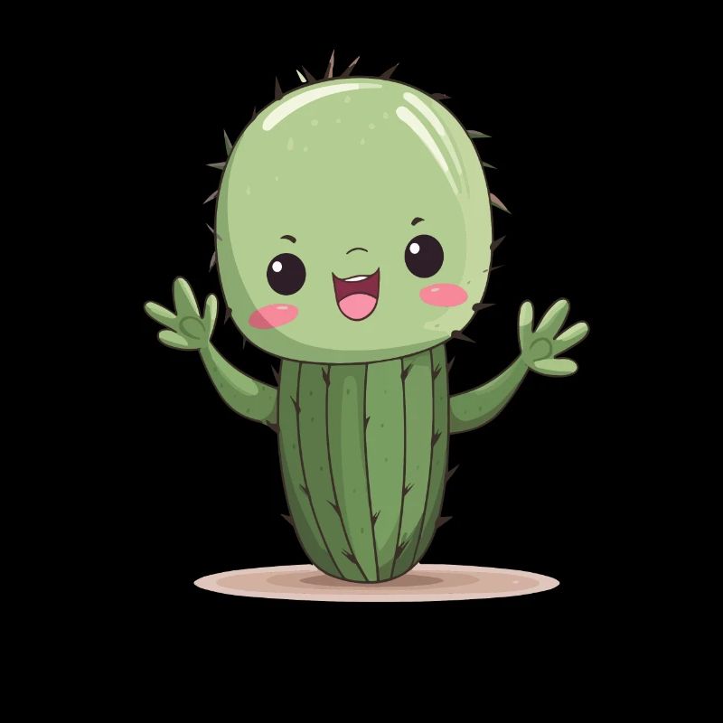 Cute Cactus Cuddles Matching Couple