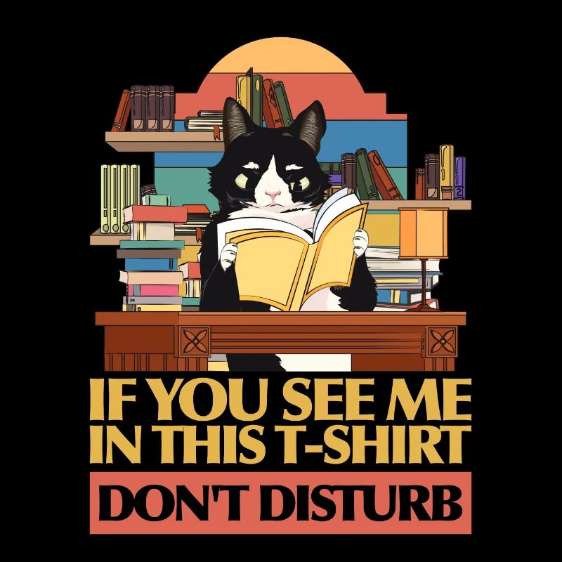 Drôle de bibliothécaire de rat de bibliothèque Don’t Disturb Book