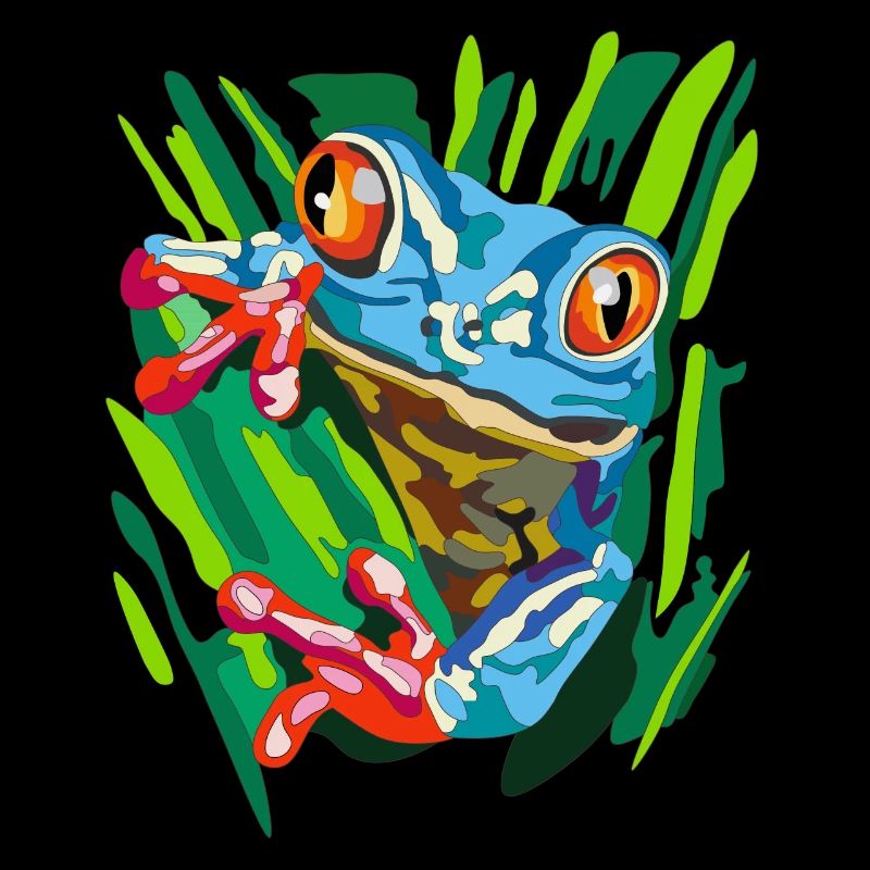 Grenouille bleue