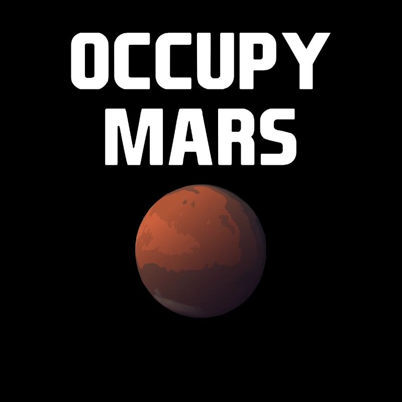 Mars Planet Weltraum Vintage Space Science Sprüche
