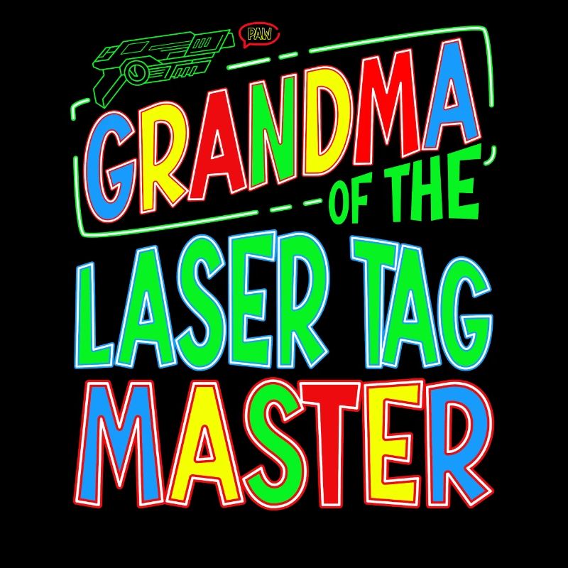 Gran Grand-mère du Laser Tag Birthday Boy Master