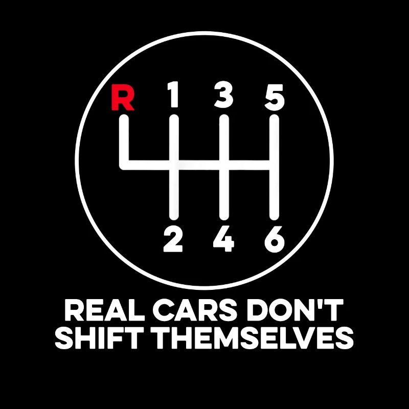 Real Cars Don't Shift Themselves Funny Auto