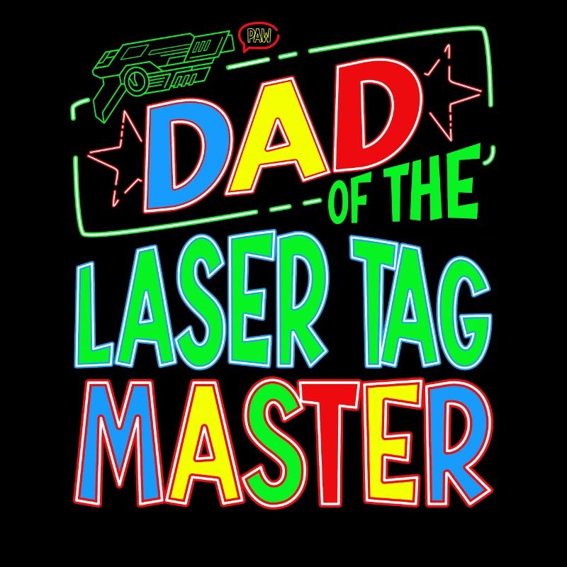 Papa du Laser Tag Birthday Boy Master