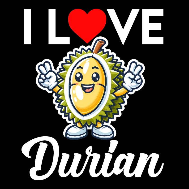 Durian Fruit Lover Funny Durio Zibethinus Men