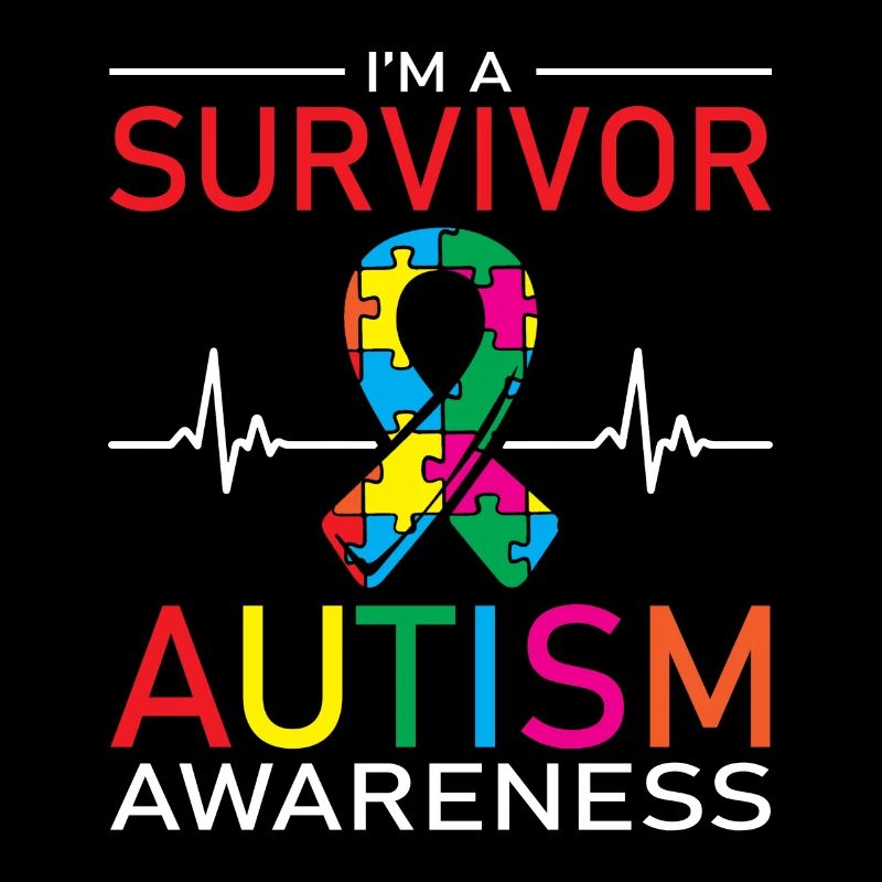 "i'm A Survivor Autism Warrior Autistic Ninja