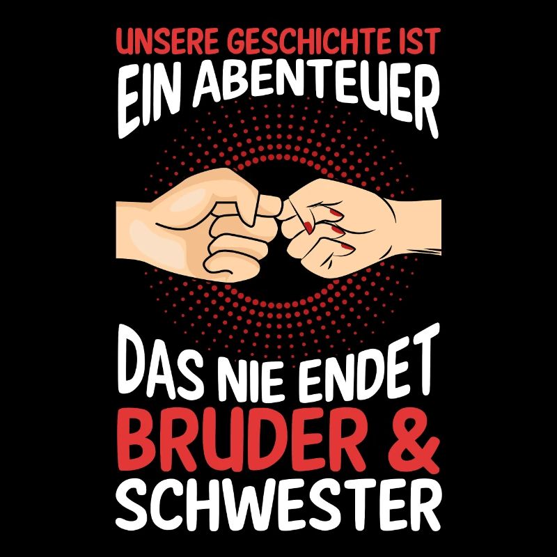 Geschwister Bruder und Schwester