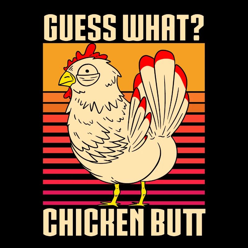Drôle Devinez quoi ? Cul de poulet !