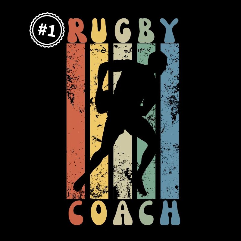Number One Rugby Coach - Gift Idea For Rugby Teach