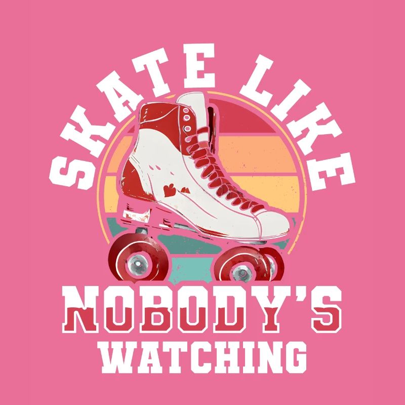 Rollerskates Funny 80er Roller Disco Skating