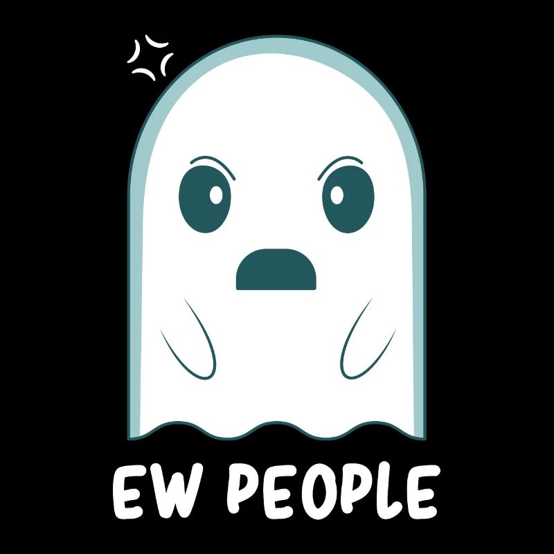 Ghost - Cute Ghost - Funny Ghost - Halloween Ghost