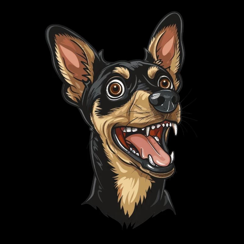Terrier jouet anglais | Illustration de dessin animé
