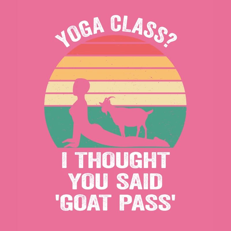 Yogastunde oder Ziegenpass