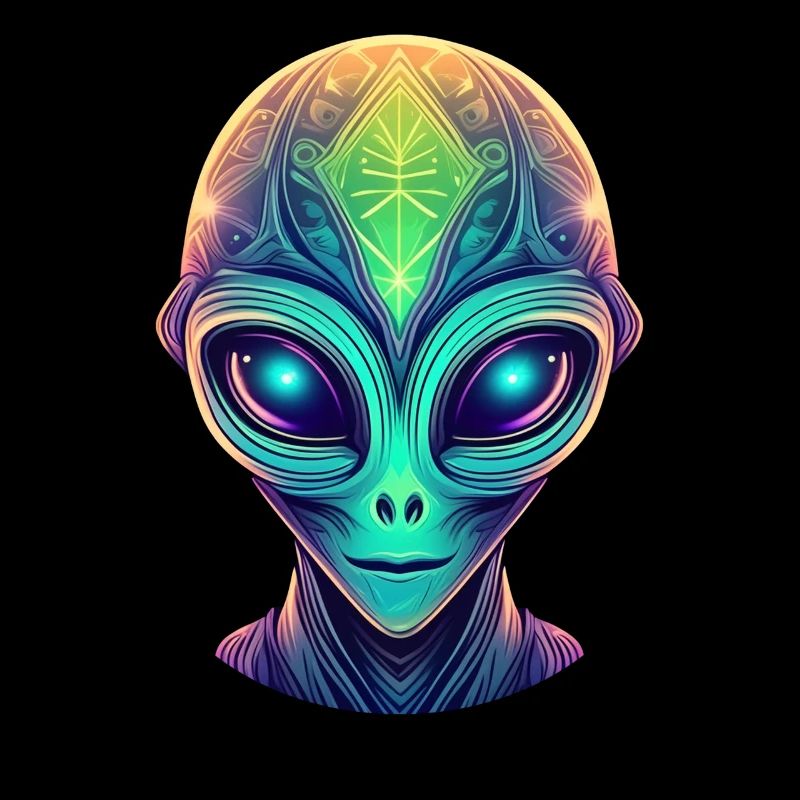 Alien science-fiction Alien Head