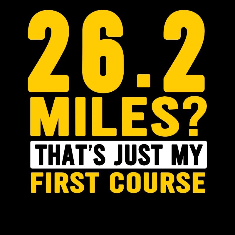 26,2 milles ? Ce n’est que mon premier cours