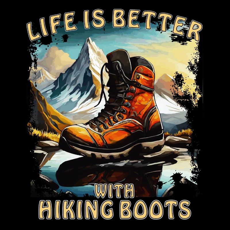 LIFE IS BETTER WITH HIKING BOOTS