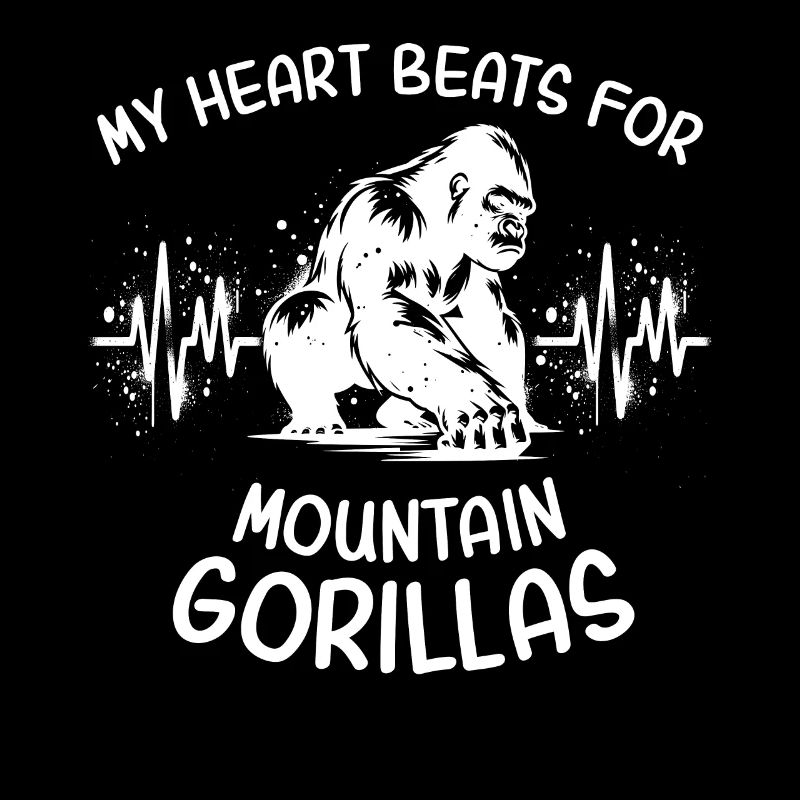 Mountain Gorilla Heartline