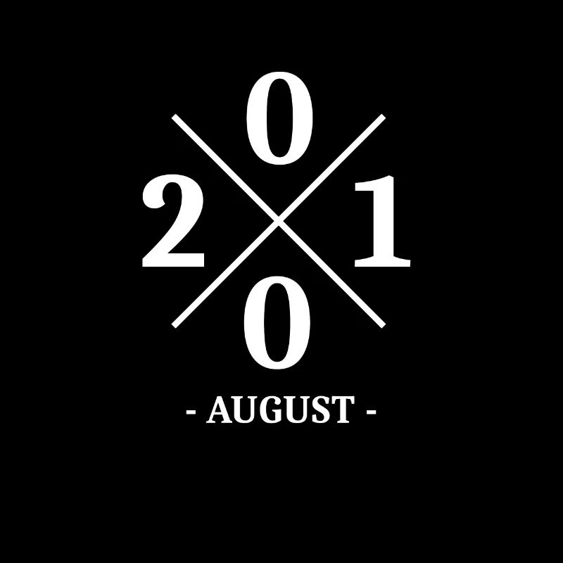 Minimal Geburtstag August 2001 - Simple