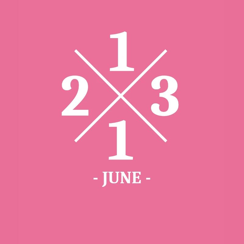 Minimal Geburtstag June 2013 - Simple