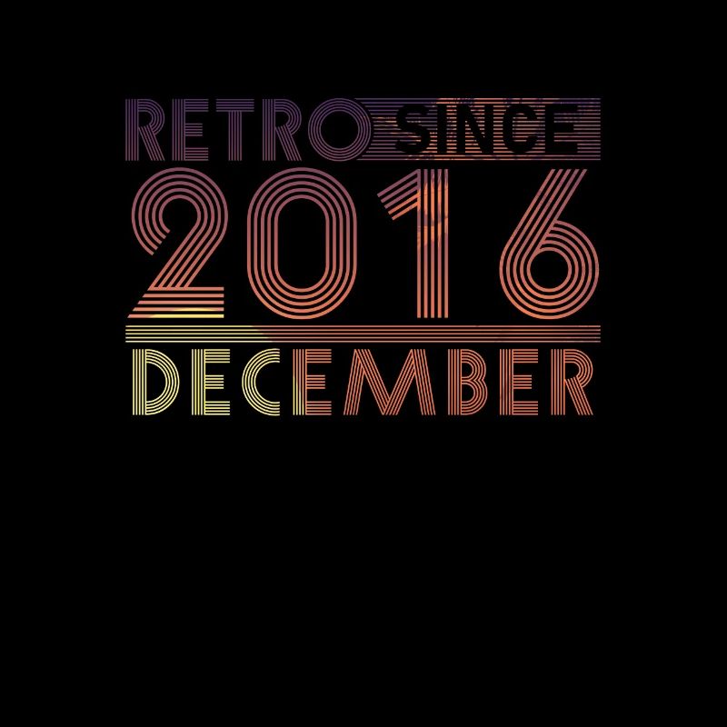 Retro Geburtstag December 2016 - Sunset line
