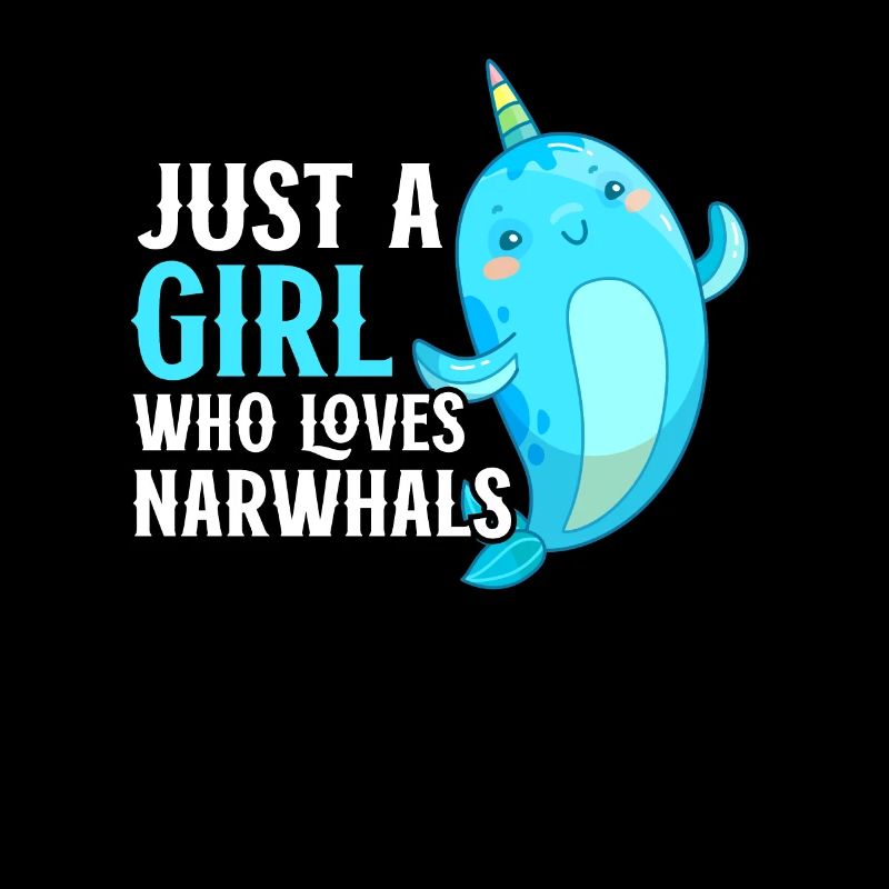 Mer de narval Mignon amoureux du narwhaler