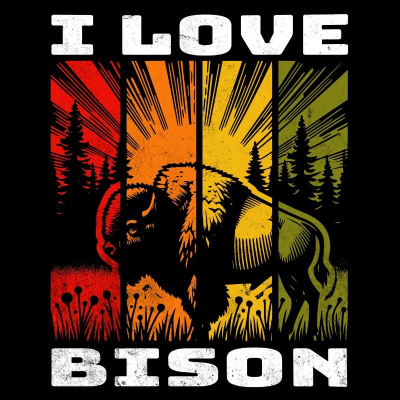 Bison des prairies Bison Bison des prairies