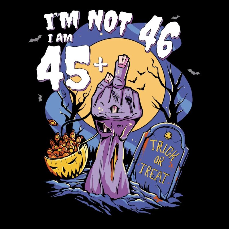 46th Birthday Bash - 45 + Zombie Finger for
