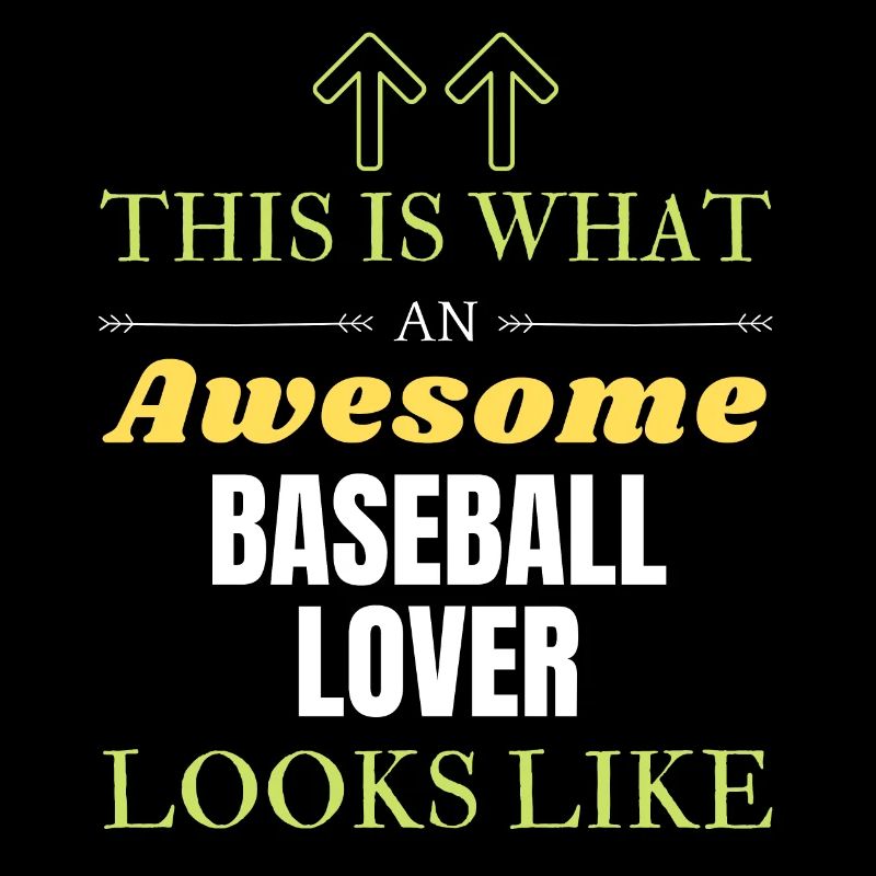 So sieht ein großartiger Baseball-Liebhaber aus