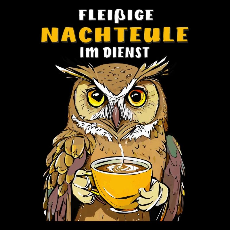 FLEIßIGE NACHTEULE IM DIENST