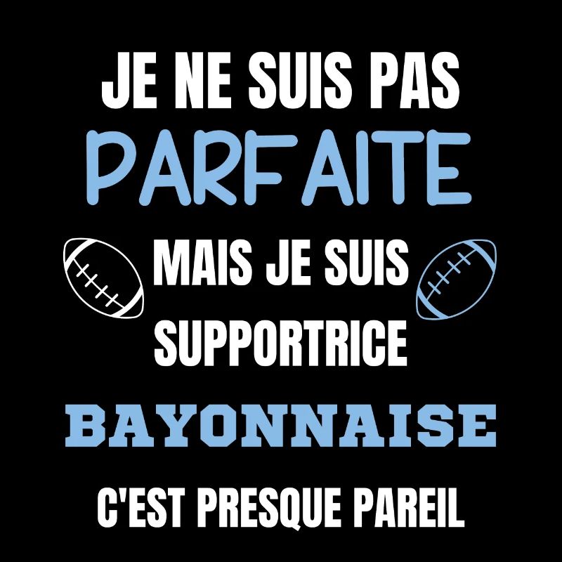 Supportrice Bayonnaise Parfaite Rugby