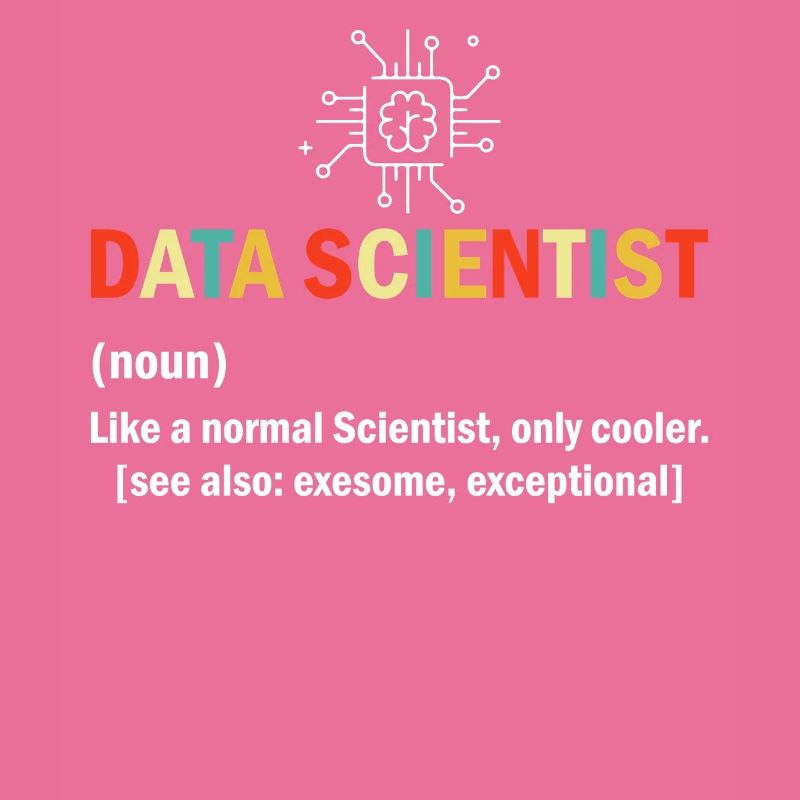 Data Scientist Drôle Définition Tableur Données