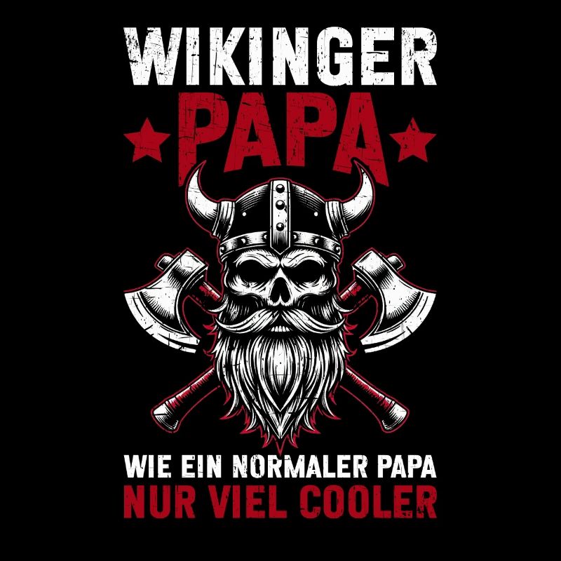 Wikinger Papa Vatertag Vaterschaft Elternteil