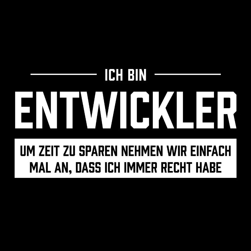Ich bin Entwickler