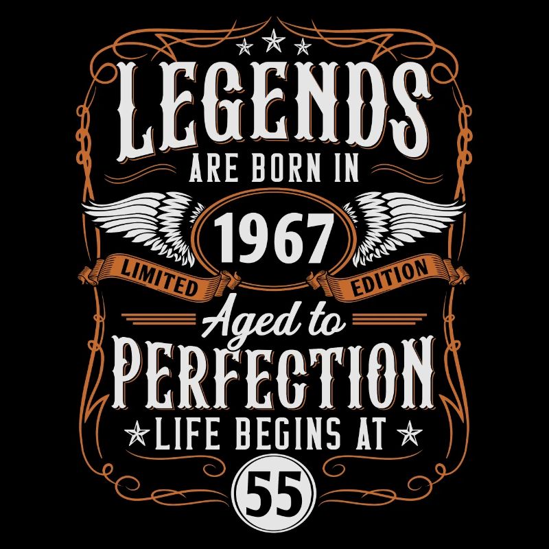 1967 Born Legends 55 birthday