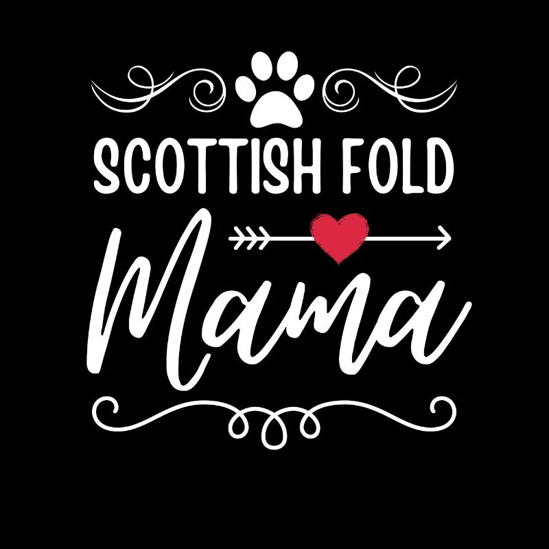 Scottish Fold-eared Cat Mama
