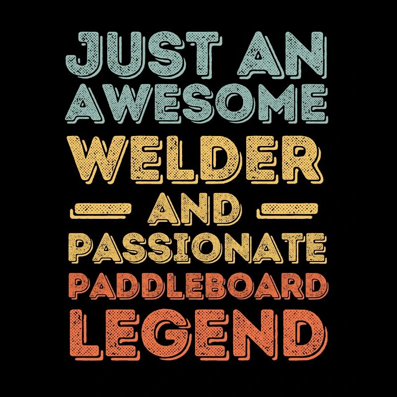 Schweißer Paddleboard retro