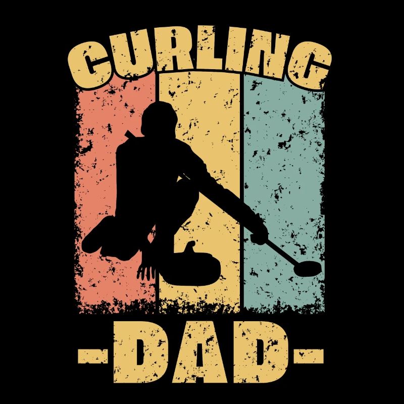 Curling papa rétro