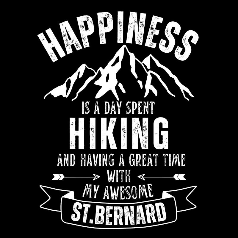 Wandern mit Bernhardiner