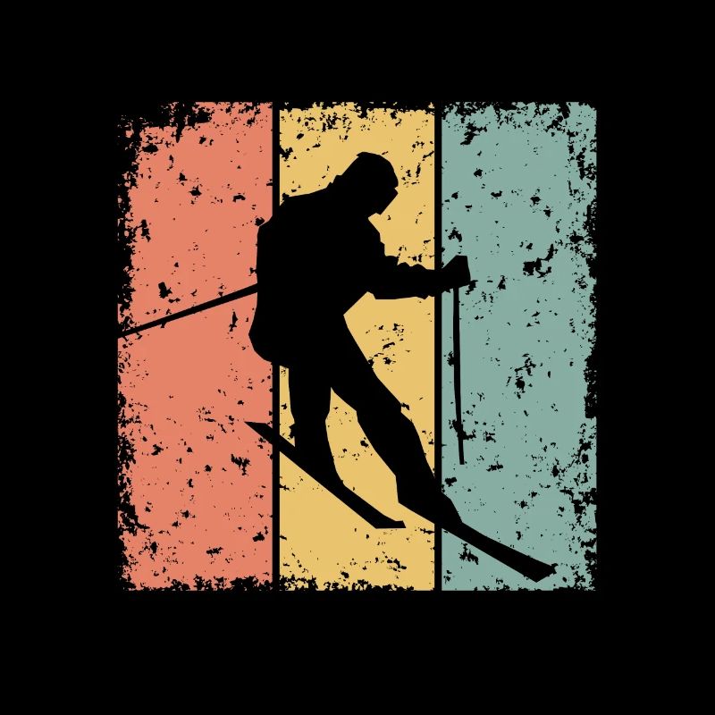 Skiing retro