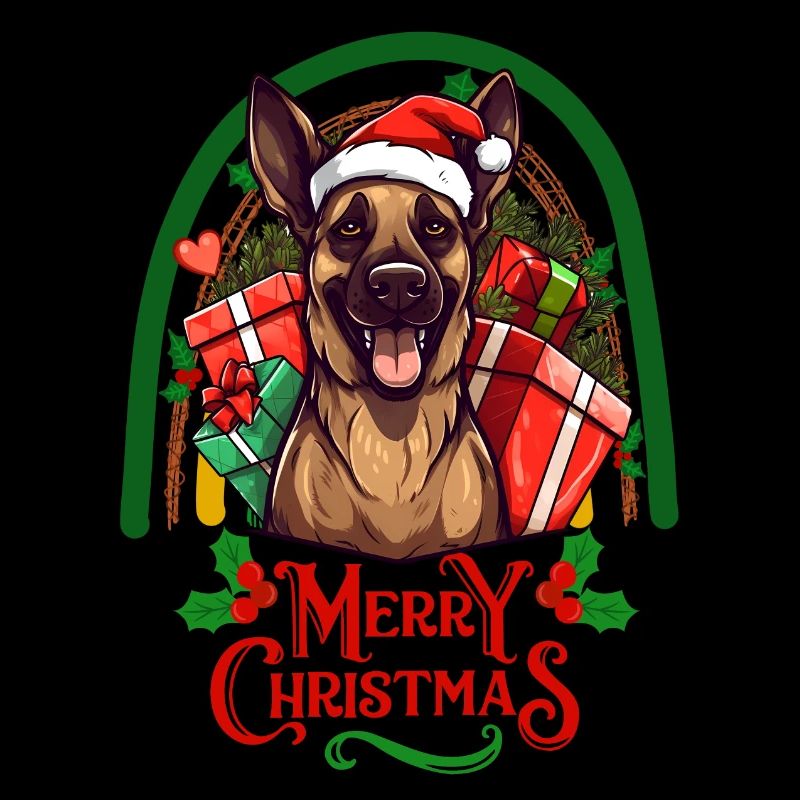 German Shepherd Christmas
