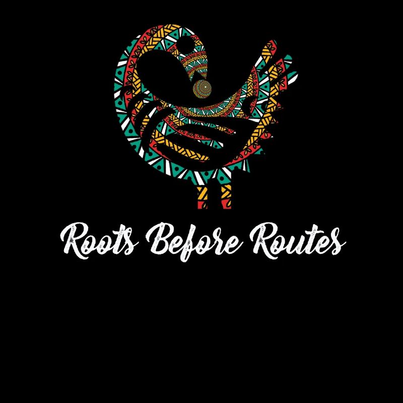 Sankofa Symbol Adinkra Ghana Schwarz