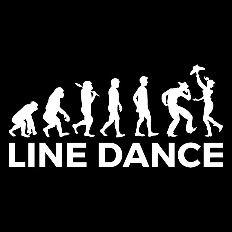 Line Dance Dancing Dancer Country Music Gift
