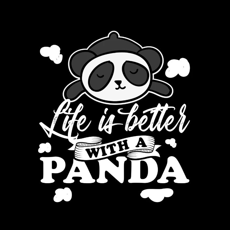 Das Leben ist besser mit einem Pandabär Geschenk