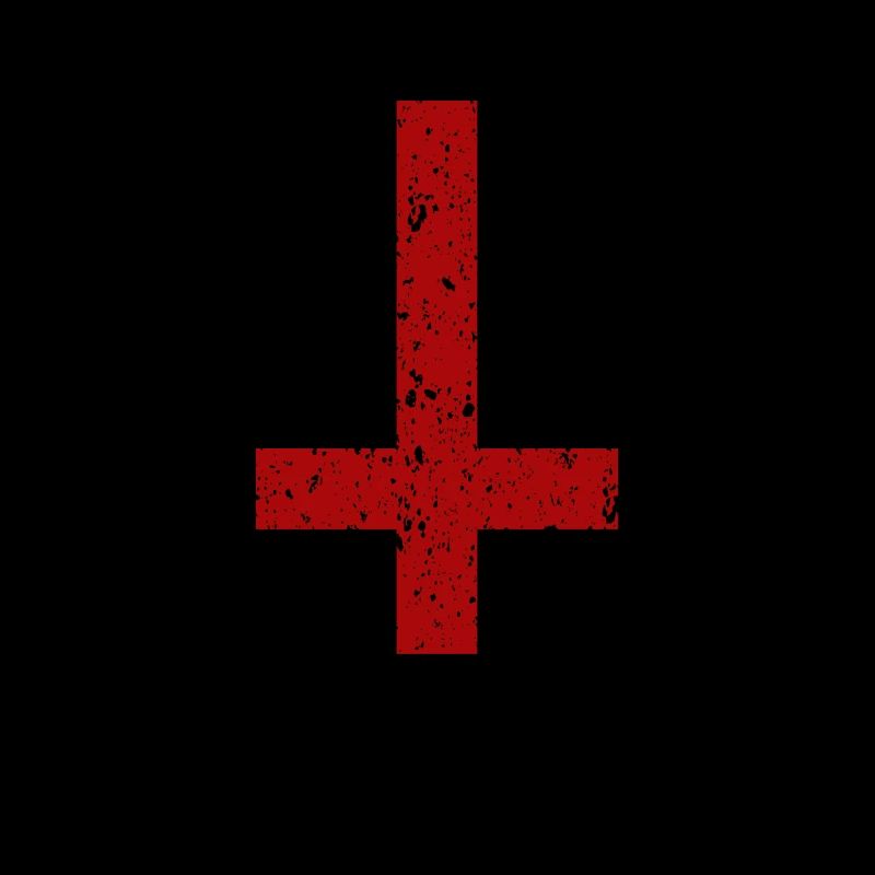 Inverted Cross Peter Satan Seal Symbol Goth