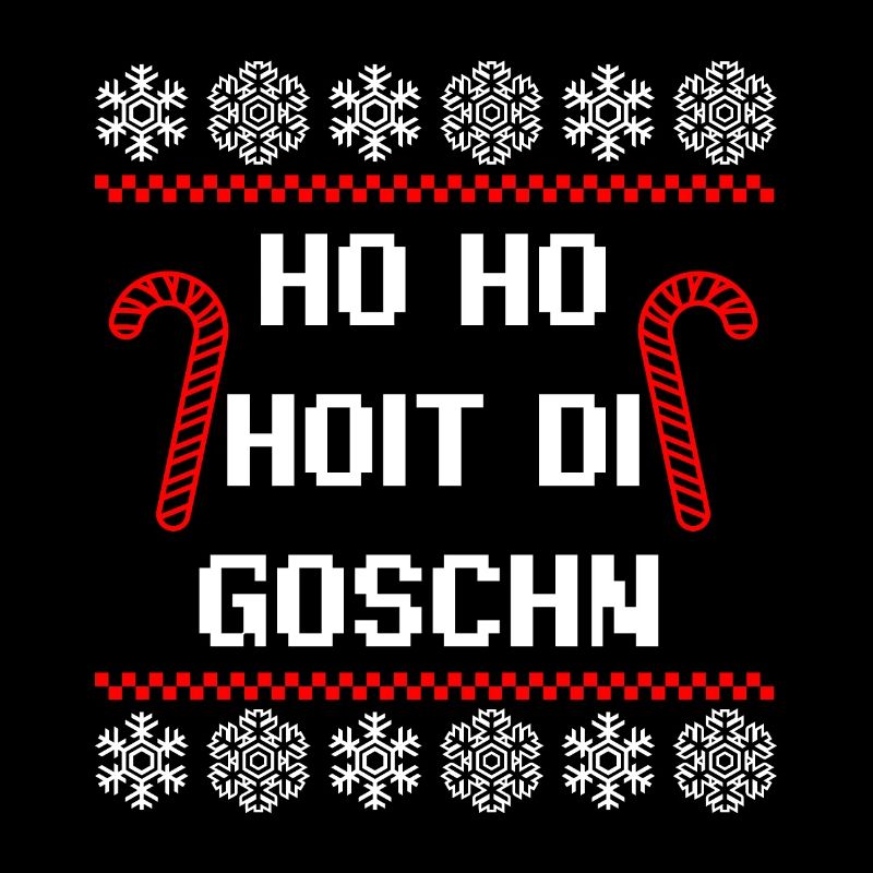Hoit di goschn Ugly Christmas Geschenkidee