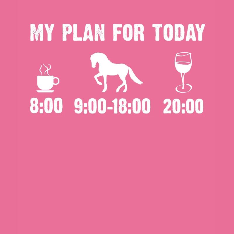 My plan for today - coffee riding wine