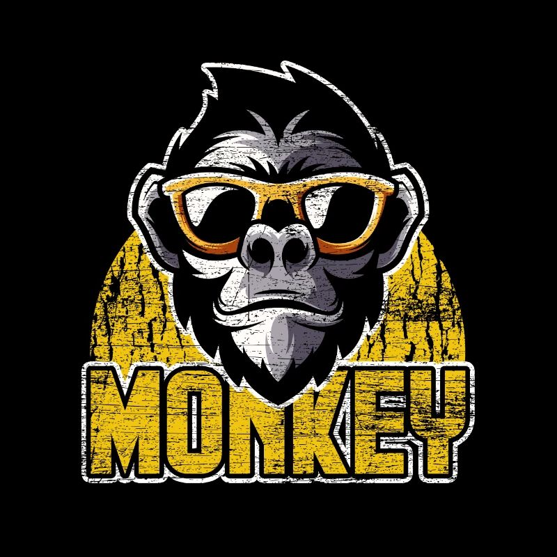 Animaux d'évolution de singe